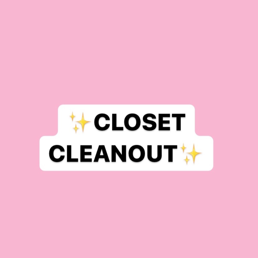 CLOSET CLEAN OUT 👑✨☀️⭐️🌼😊🌙